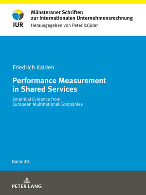 cover image of Performance Measurement in Shared Services